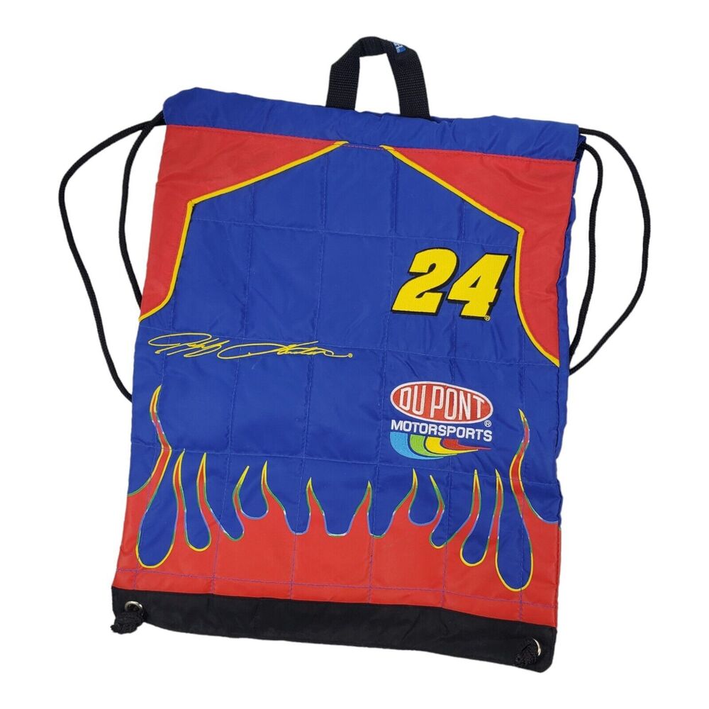 NASCAR Jeff Gordon #24 Backpack Drawstring 2004 JG Motorsport Racing 11 X 17